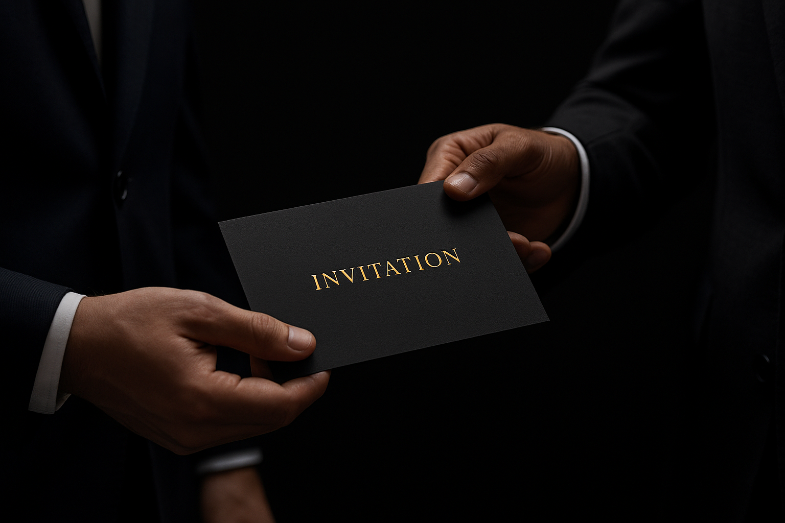 Invitation‑Only Events, private executive dinner invite