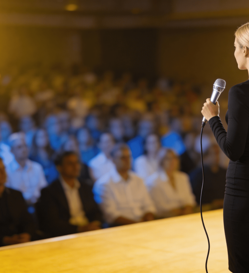 Prepare speakers ready for conference